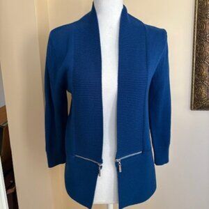IVANKA TRUMP ROYAL BLUE CARDIGAN